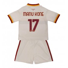 AS Roma Manu Kone #17 Bortaställ Barn 2026-27 Korta ärmar (+ Korta byxor)